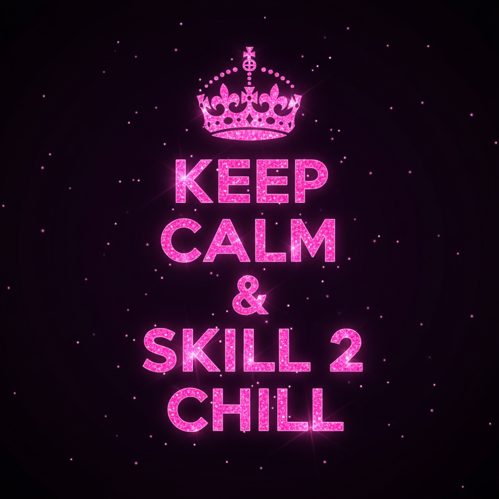 in pink leuchtend und neon und glitzernd und als quadratisches wallpaper